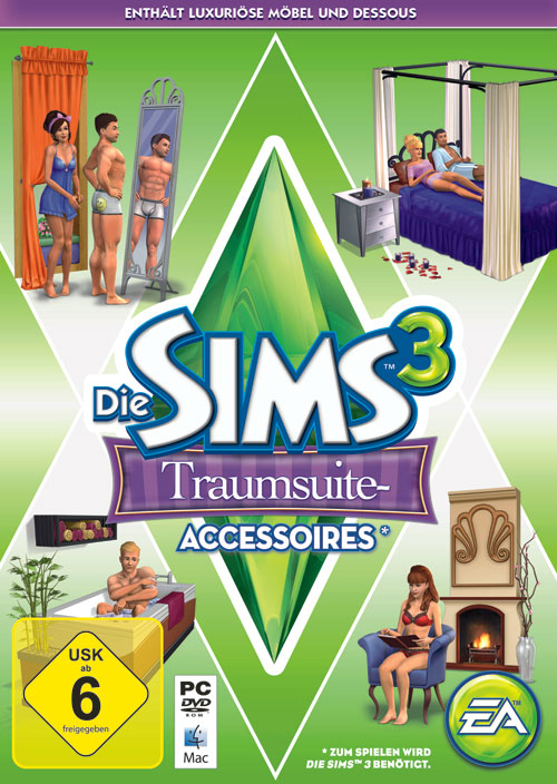 Die Sims 3 Traumsuite-Accessoires